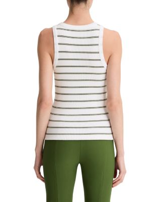 Stripe Scoop Neck Tank Top