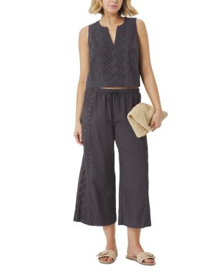 Kenzie Geo Eyelet Tank Top