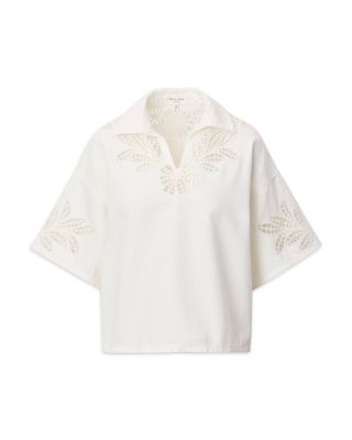 rag & bone Ultra Featherweight Lucy Popover Top | Bloomingdale's Women