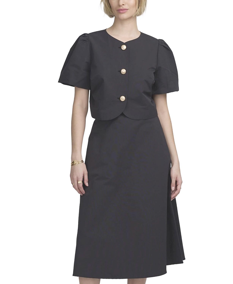 Elle Collection Shirred Sleeve Top