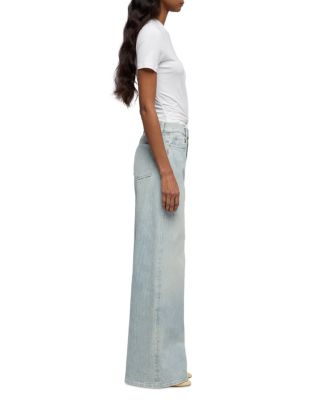 Lotta High Rise Wide Leg Jeans in Sugar