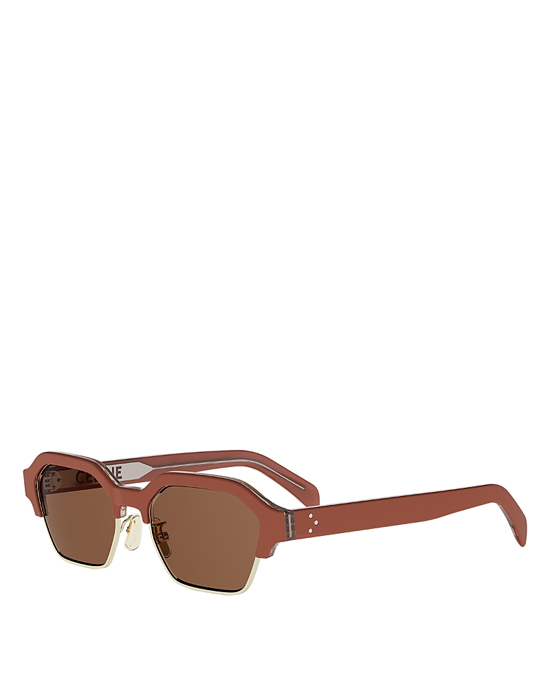 Celine Combi Geometric Sunglasses, 53mm