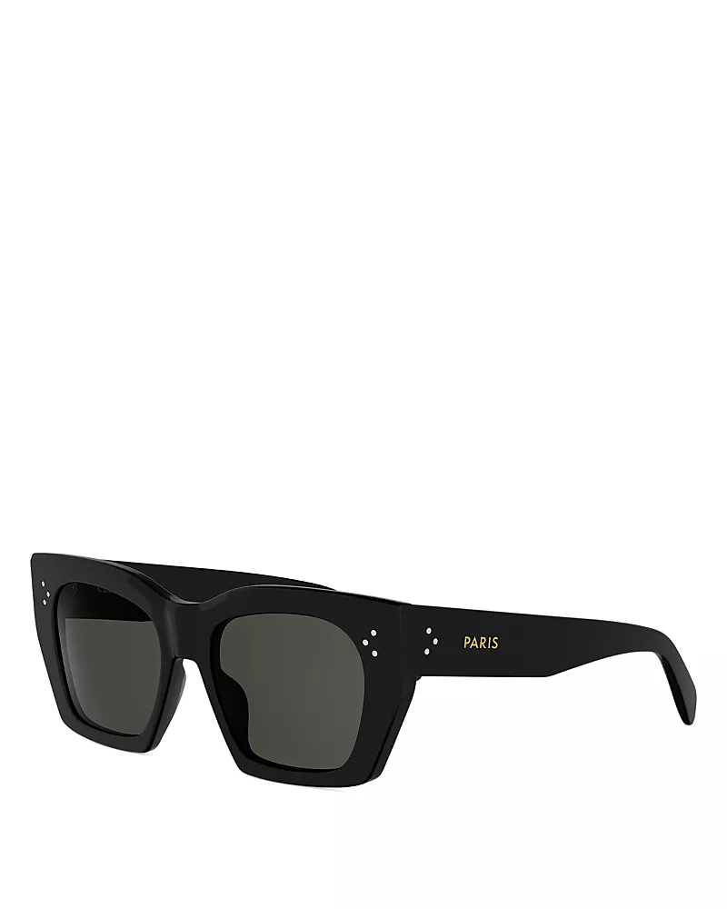 Celine 3 Dots Square Sunglasses, 53mm