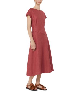 Wkdesordio Linen Canvas Midi Dress