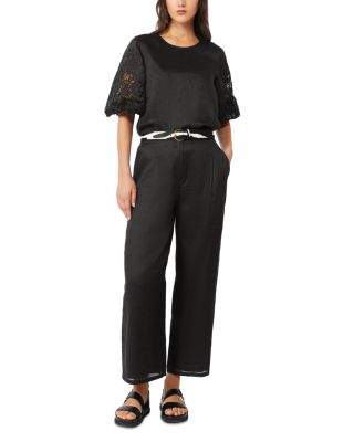 Mstordine Macrame Sleeve Top