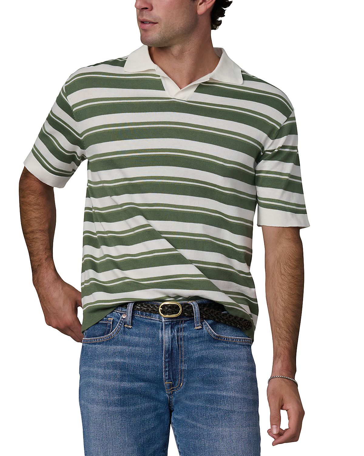Joe's Jeans Club Regular Fit Stripe Polo Shirt