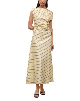Staud Women's Phare Maxi Dress - Yellow - Size 16 - Monday Stripe