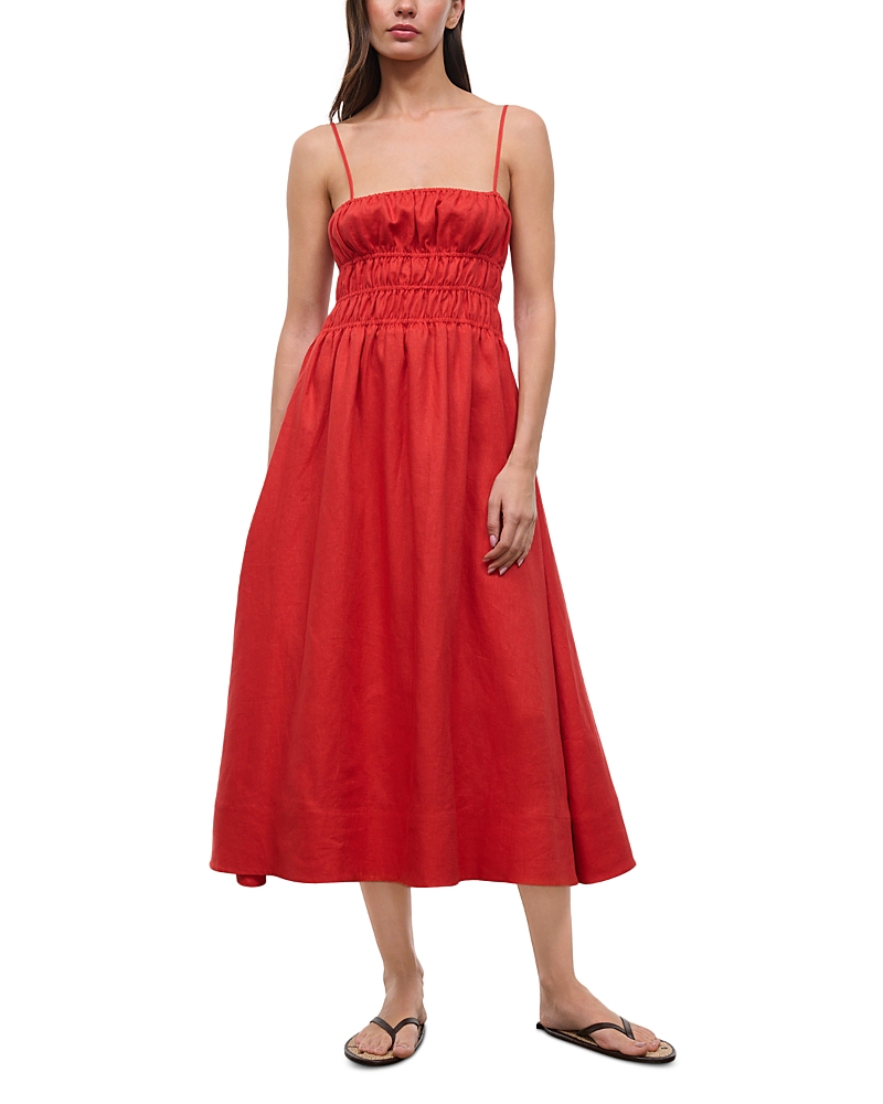 Staud Ayla Linen Dress