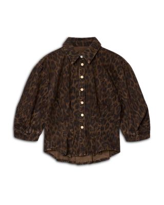 Nancy Denim Shirt in Leppo Brown