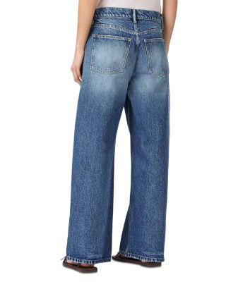 Aki Mid Rise Crossover Jeans in Vintage Indigo