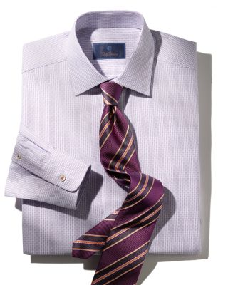 Trim Fit Printed Dress Shirt