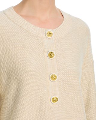 Hadassah Loop Knit Henley Sweater & Freyja Loop Knit Pants