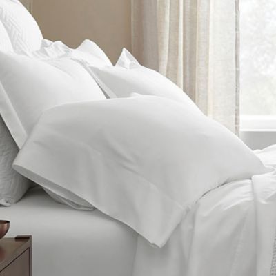 Percale Hemmed Sheet Set, Queen