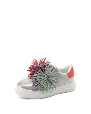 Girls' Mini Laney Fringed Leather Sneakers - Toddler, Little Kid, Big Kid