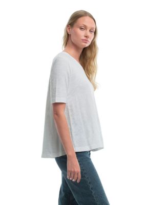  Elbow Sleeve Trapeze Top
