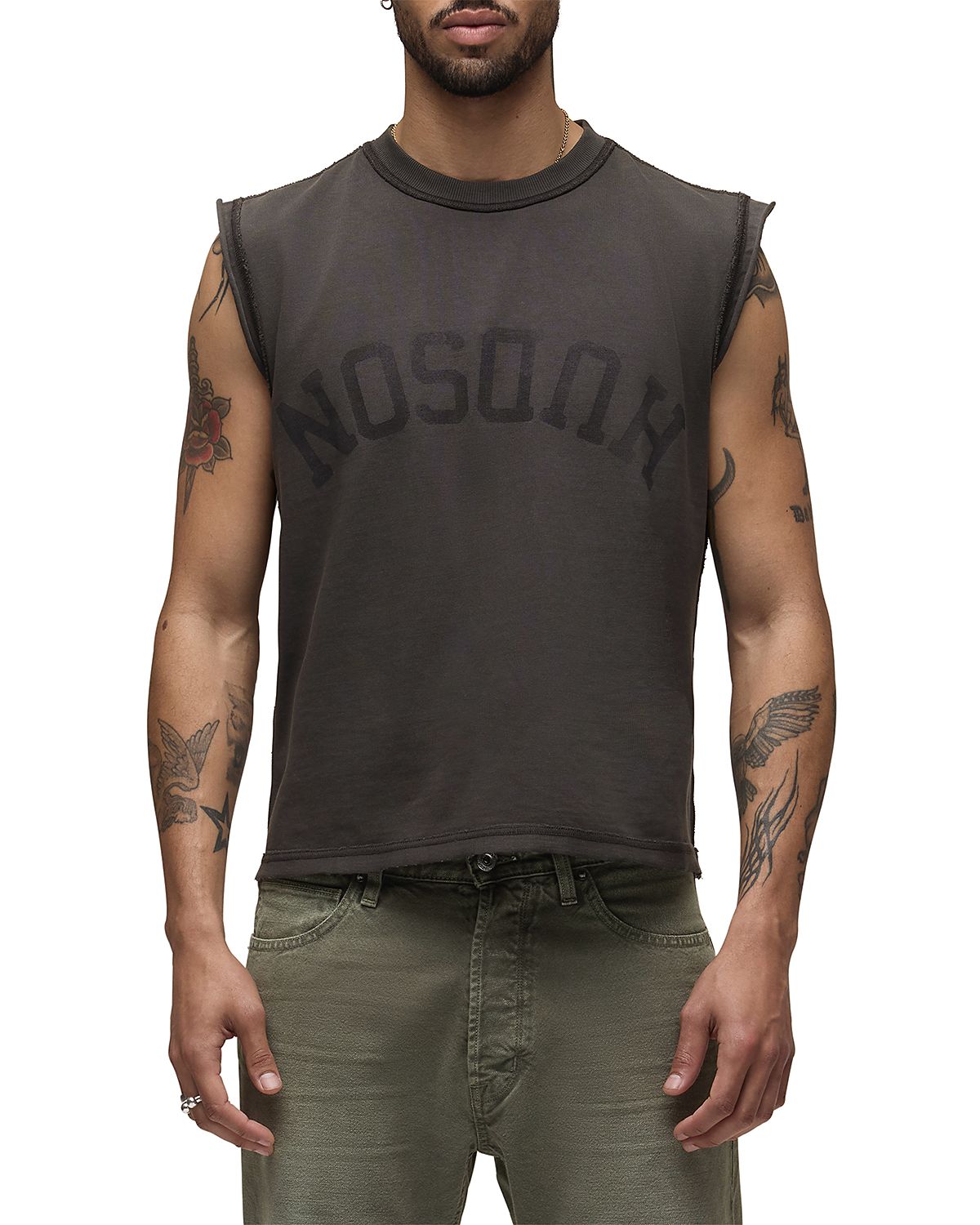 Hudson Leo Cut Off Tee