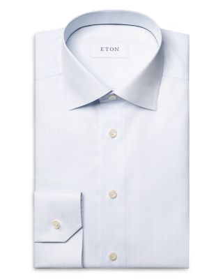 Contemporary Fit Striped Twill Shirt 