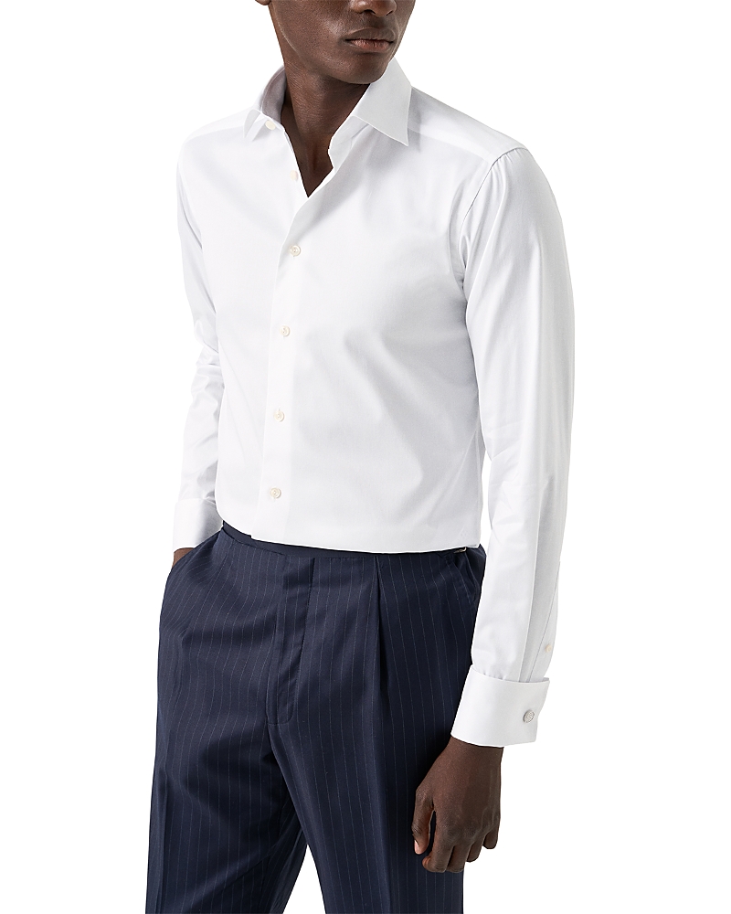 Eton Contemporary Fit Solid Signature Twill Shirt