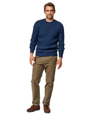  Ray Fisherman Rib Crew Neck Sweater