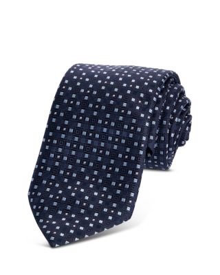 Classic Geometric Grid Tie 