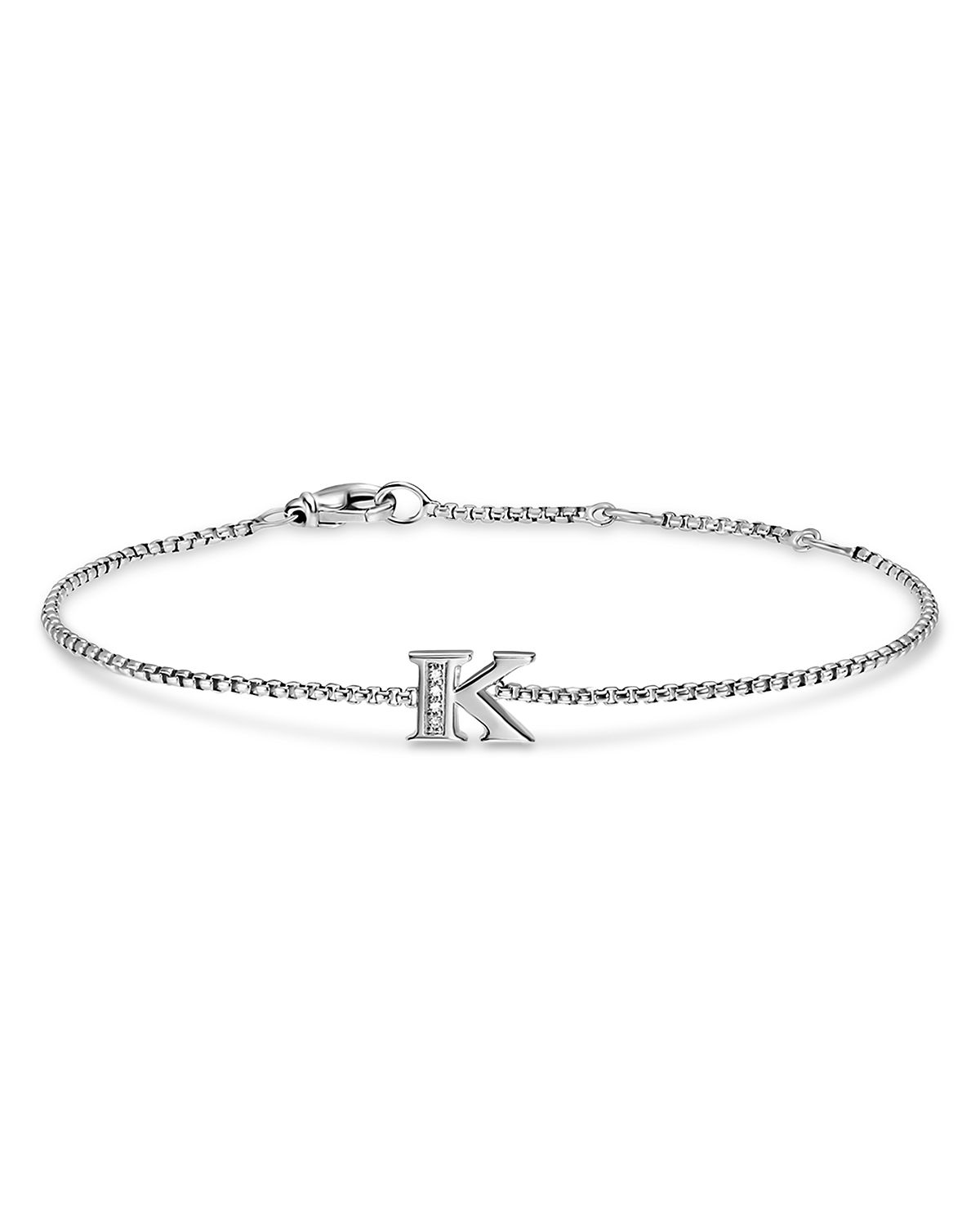 David Yurman Petite Initial Chain Bracelet