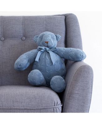  Cable Knit Teddy Bear Plush