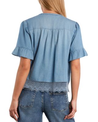 Caf&eacute; Pleats Top