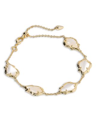 Adriana Scallop Frame Delicate Chain Bracelet