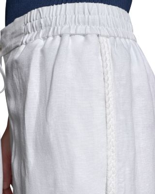 Linen Viscose Drawstring Pants