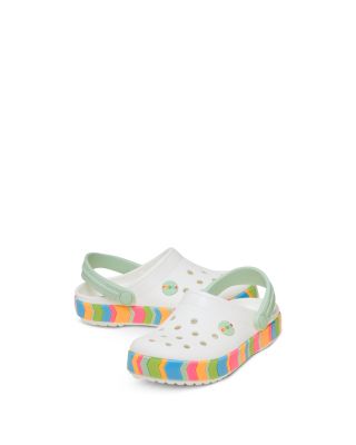 Unisex Crocband Chevron Band Clogs - Toddler