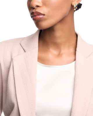 Silk Stretch Satin Short Sleeve Top