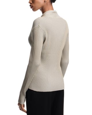 Ribbed Striped Cardigan