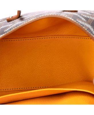  Mini Saigon Top Handle Bag Coated Canvas with Leather