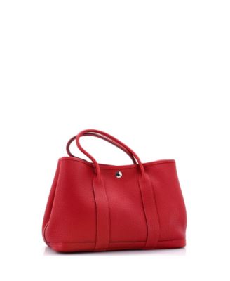 30 Garden Party Tote Leather