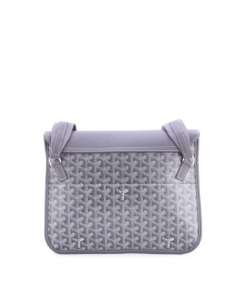   Coursier Messenger Bag Coated Canvas and Leather