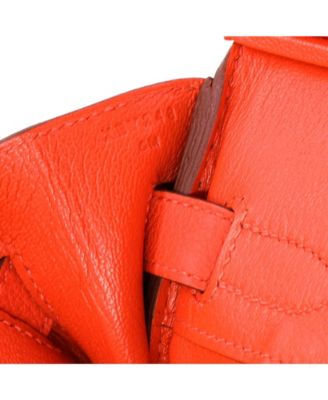 Birkin 30 Handbag Orange Togo with Gold Hardware