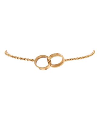  Love Interlocking Bracelet 18K Gold