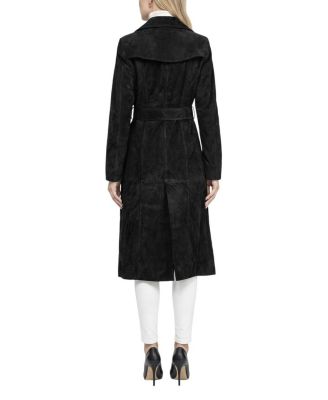  Metis Suede Belted Trench Coat
