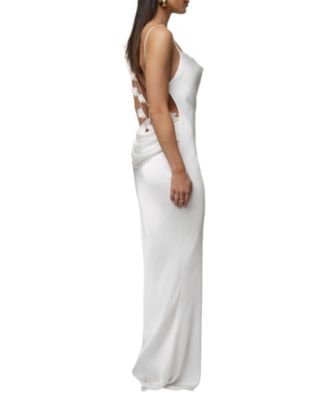 White Satin Gowns - Bloomingdale's