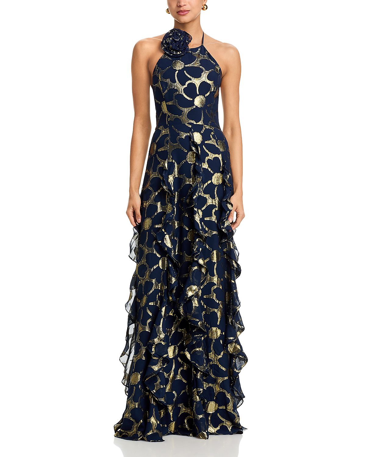 Ramy Brook Daisy Idella Ruffle Gown
