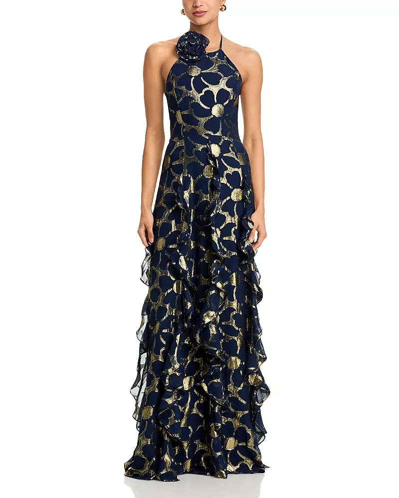 Ramy Brook Daisy Idella Ruffle Gown