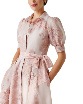 Metallic Jacquard Gown