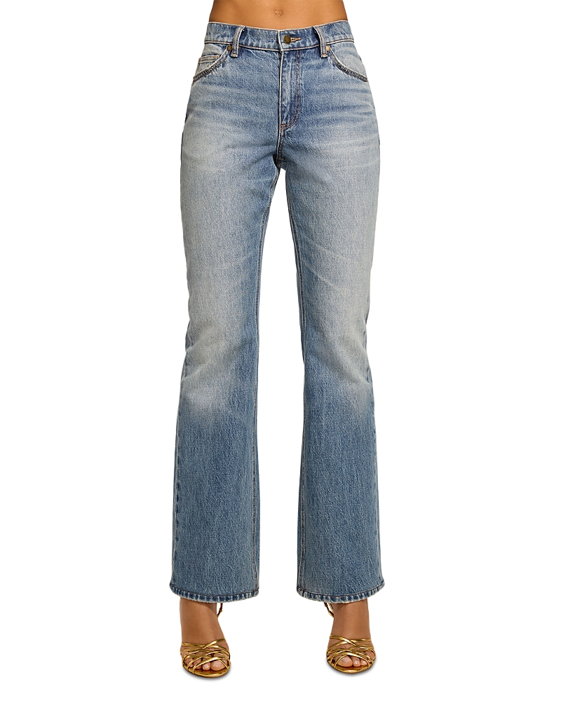 Ramy Brook Carla High Rise Wide Leg Jeans in Vintage Medium Wash