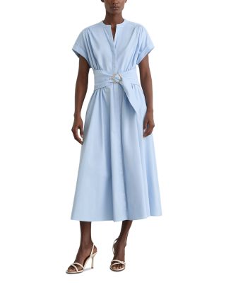 Sally Belted Midi Dress