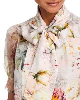 Brentley Tie Neck Blouse