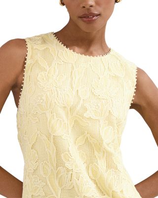 Bryony Lace Shift Mini Dress