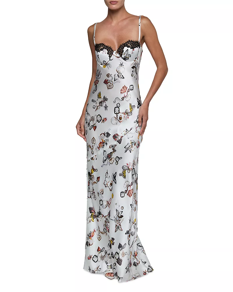 L'Agence Sayla Silk Gown