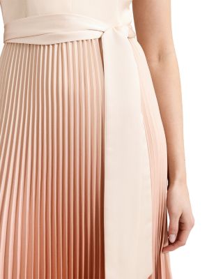 Sloane Orange Cross Front Midaxi Dress