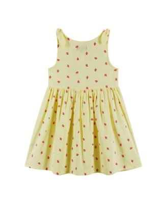 Girls' Button Front Dress - Little Kid