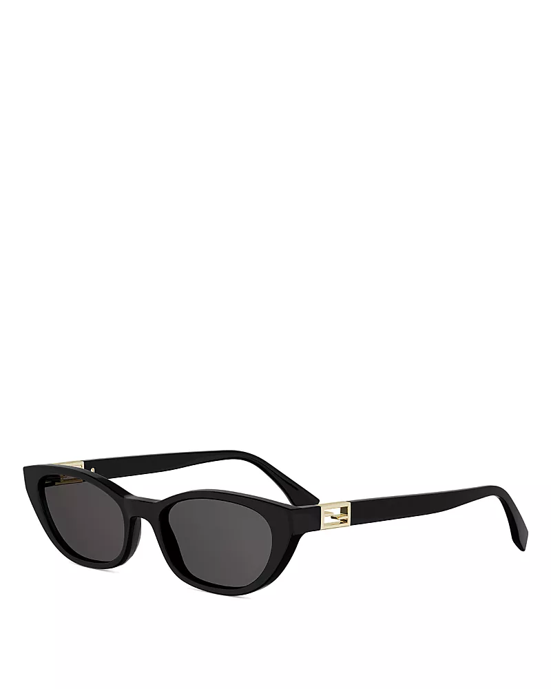 Fendi Baguette Cat Eye Sunglasses, 54mm